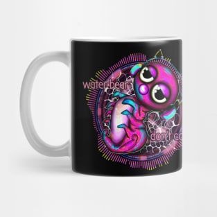 Waterbear don't care neon Mug